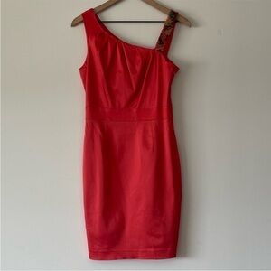 Nine West Y2K beaded dress satin cocktail fairy preppy. Size 8